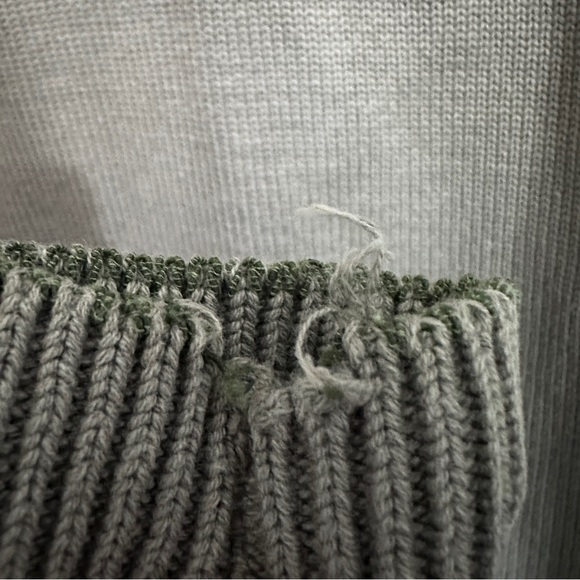 Patagonia Womens 10 Pullover Sweater Sweatshirt Green Cotton Made In USA Knit - Picture 4 of 5